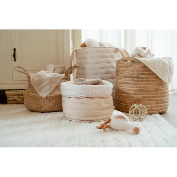 Little Dutch Košík textilní oboustranný velký Pure