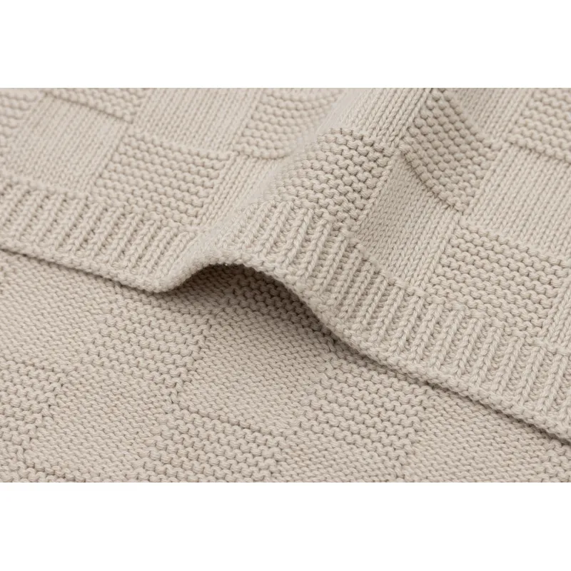 Jollein Deka 75x100cm Box Knit Warm Sand
