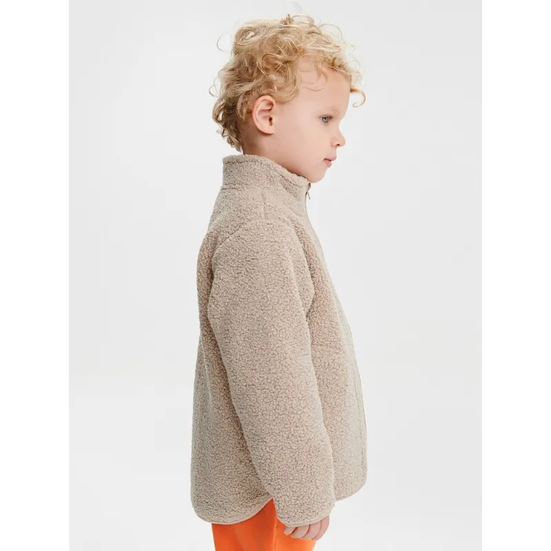 LEOKID Fleecová bunda Theo Almond Milk vel. 92