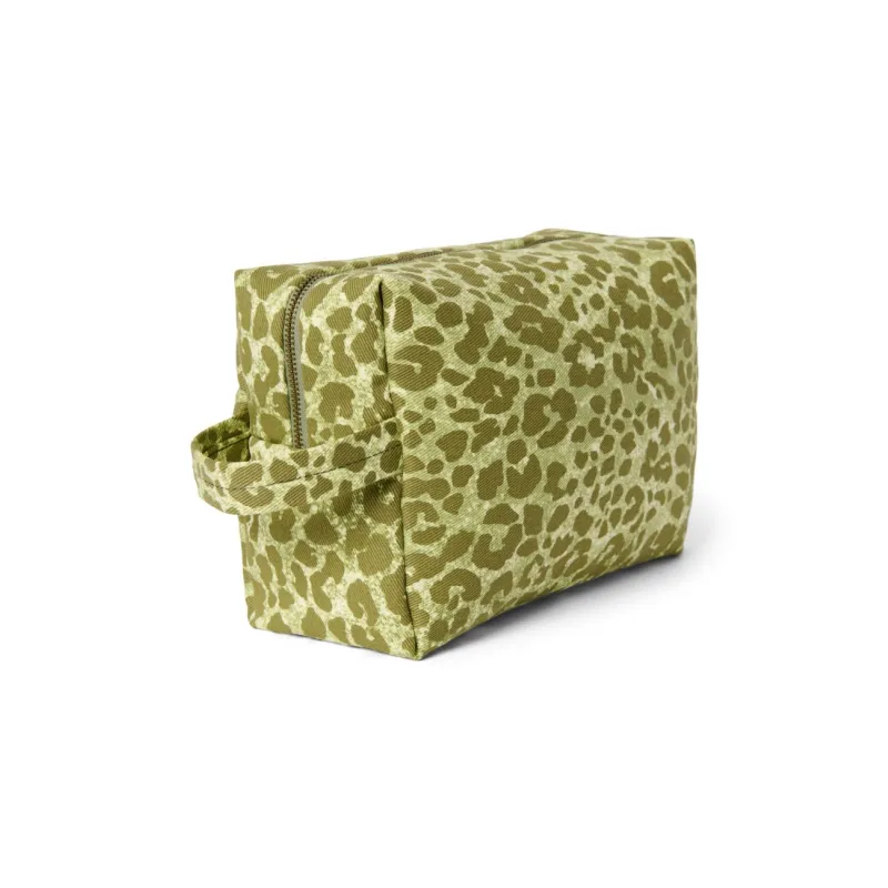 STUDIO NOOS - Cotton toaletní taštička | Green Leopard