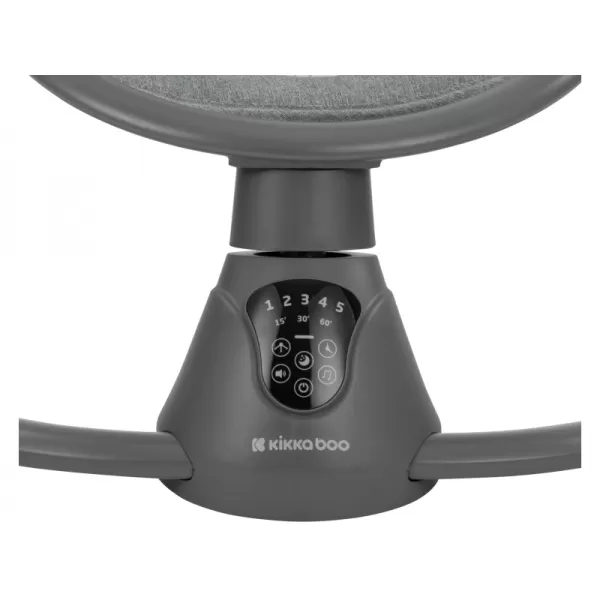 KikkaBoo Houpací lehátko elektrické Twiddle Grey