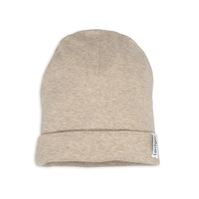 LODGER Čepice Melange Beige vel. 0 - 6 měsíců