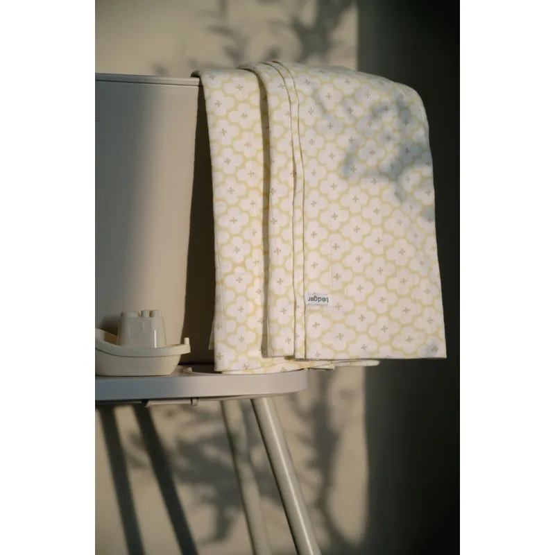 LODGER Swaddler Solid Matcha 2balení 110 x 110 cm Butter