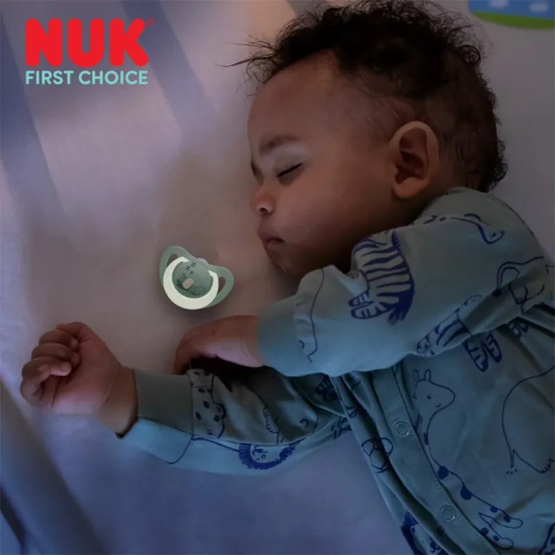 Nuk Dudlík First Choice Night 0-6m 2 ks Hippo/Koala