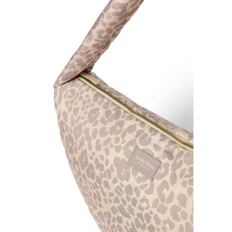 STUDIO NOOS - Puffy Cross Body bag | Cream Leopard
