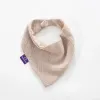 TRÄUMELAND Bandana Bib 2 ks Beige & Schokopflaume
