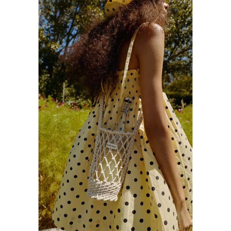 STUDIO NOOS - MACRAME BOTTLE BAG | Natural