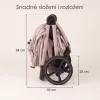 ADAMEX Kočárek kombinovaný Como Satin Carbon