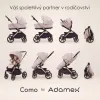 ADAMEX Kočárek kombinovaný Como Satin Carbon