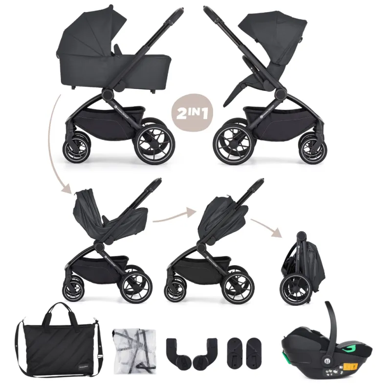 PETITE&MARS Kočárek kombinovaný SCOUT 3v1  s Core Pro i-Size