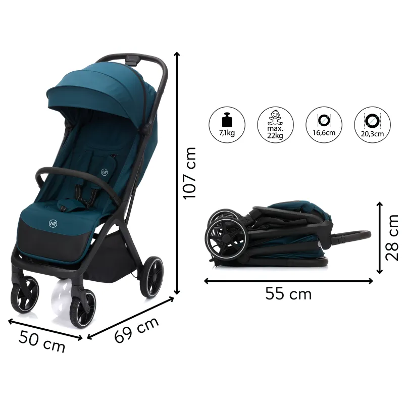 Fillikid Cooper turquoise/black