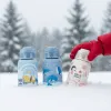 PETITE&MARS Láhev nerezová termo se slámkou 350 ml 12m+