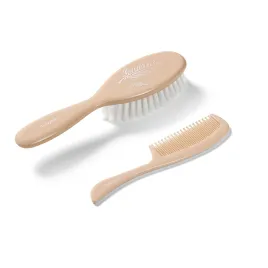 BABYONO Kartáček a hřeben na vlasy Beige