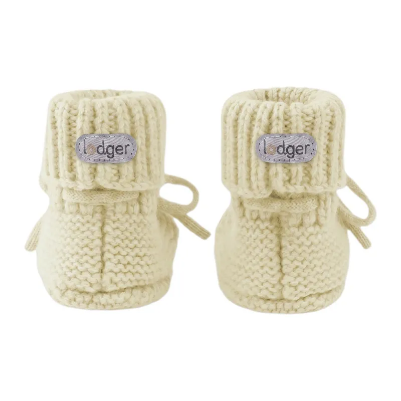 LODGER Capáčky Merino Butter vel. 0 - 6 měsíců