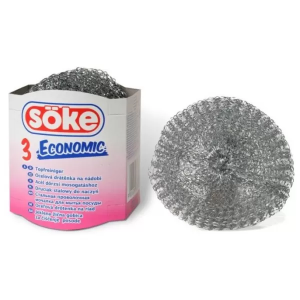 Spontex Kovová drátěnka SÖKE ECONOMIC (3ks)