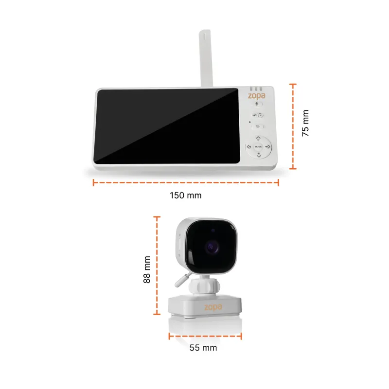 Zopa Digitální video monitor Home & Car 3v1