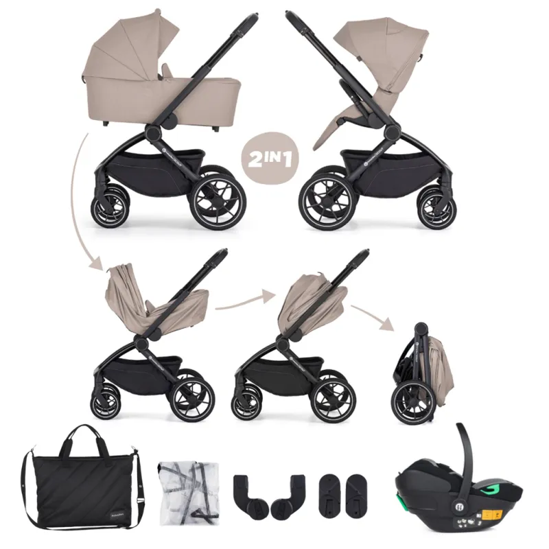 PETITE&MARS Kočárek kombinovaný SCOUT 3v1  s Core Pro i-Size