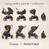 ADAMEX Kočárek kombinovaný Como Satin Carbon