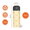 Termoska na tekutiny s brčkem 400 ml, Limoncello