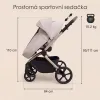 ADAMEX Kočárek kombinovaný Como Satin Carbon