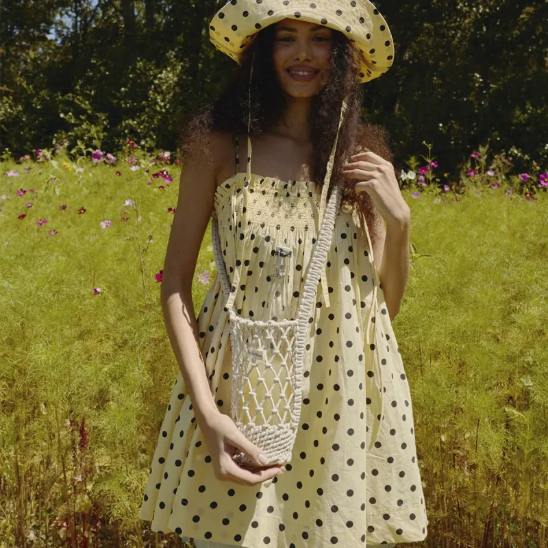 STUDIO NOOS - MACRAME BOTTLE BAG | Natural