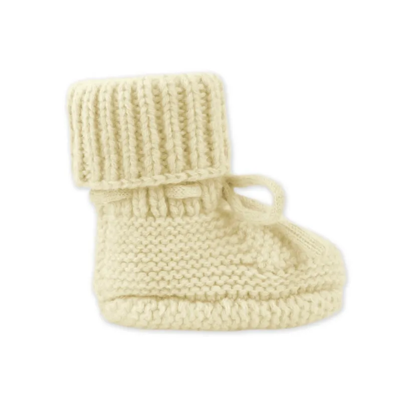 LODGER Capáčky Merino Butter vel. 0 - 6 měsíců