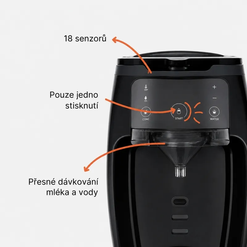Zopa Přístroj na přípravu kojeneckého mléka Babyccino