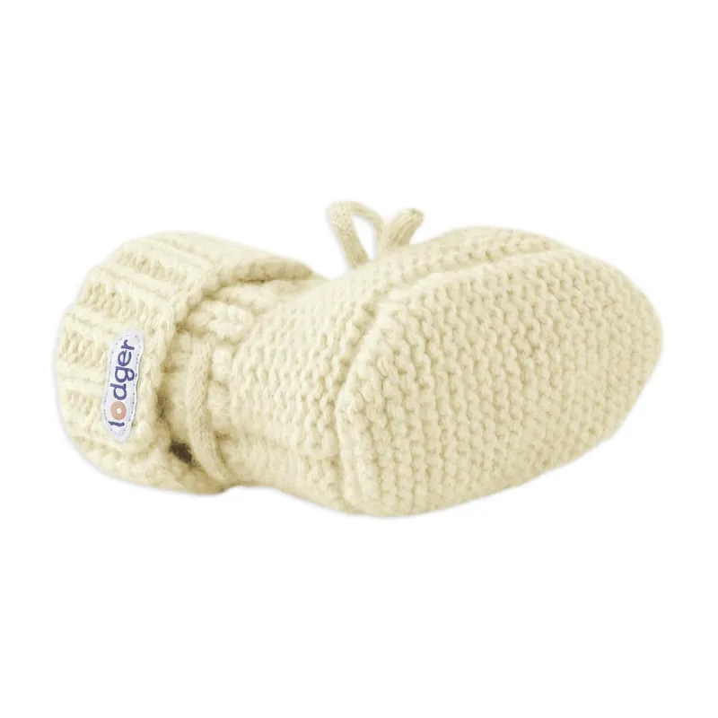 LODGER Capáčky Merino Butter vel. 0 - 6 měsíců