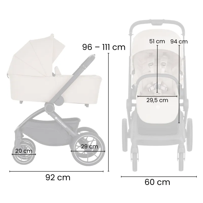 PETITE&MARS Kočárek kombinovaný SCOUT 3v1 s Core Pro i-Size