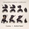 ADAMEX Kočárek kombinovaný Como Satin Carbon
