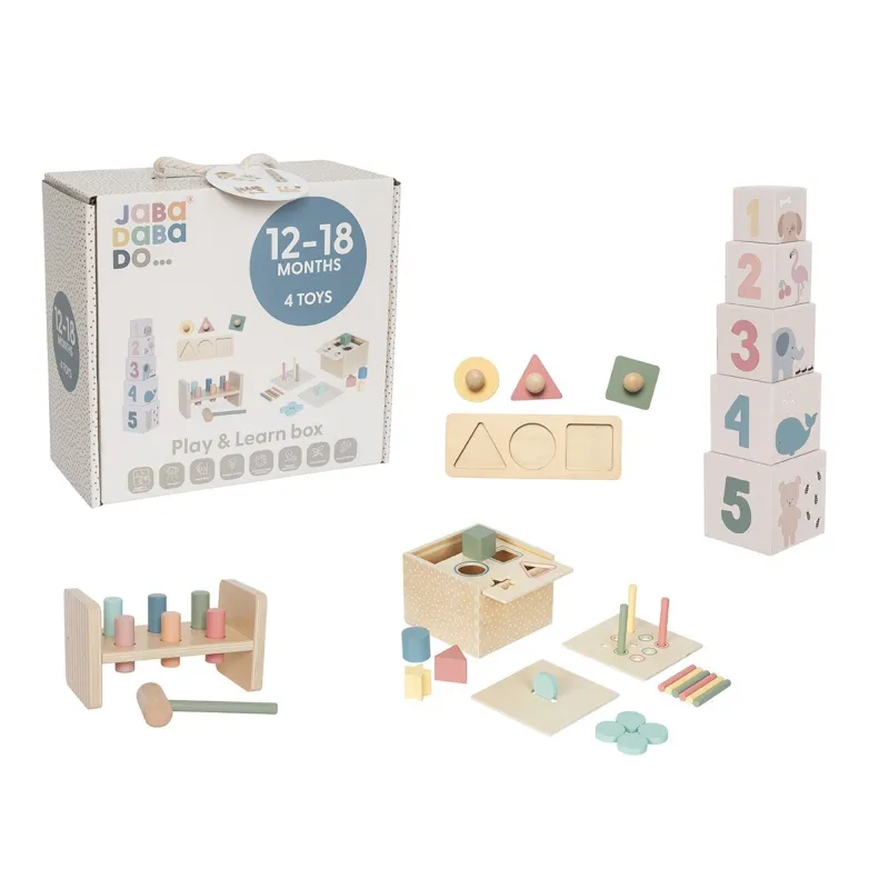JABADABADO Box Hra a Učení 12-18 m
