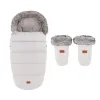 PETITE&MARS Set zimní fusak Comfy 4v1 + rukavice na kočárek Fjora