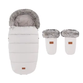 PETITE&MARS Set zimní fusak Comfy 4v1 + rukavice na kočárek Fjora