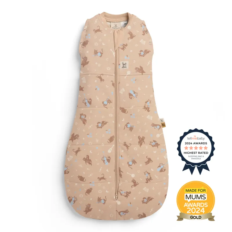 ERGOPOUCH Zavinovačka a pytel na spaní 2v1 Cocoon Melody  6-12m, 8-10kg, 2,5tog