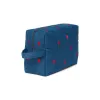 STUDIO NOOS - Denim Toiletry - toaletní taštička | Blue Red Hearts