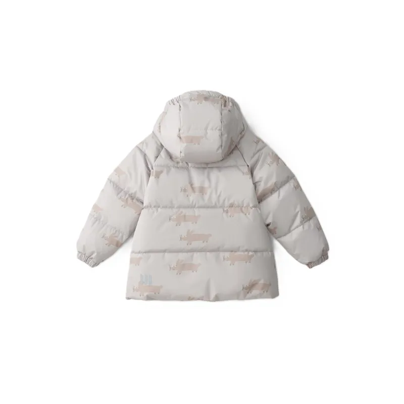 LEOKID Zimní prošívaná bunda Leni Silver Cloud Fluffy vel. 80