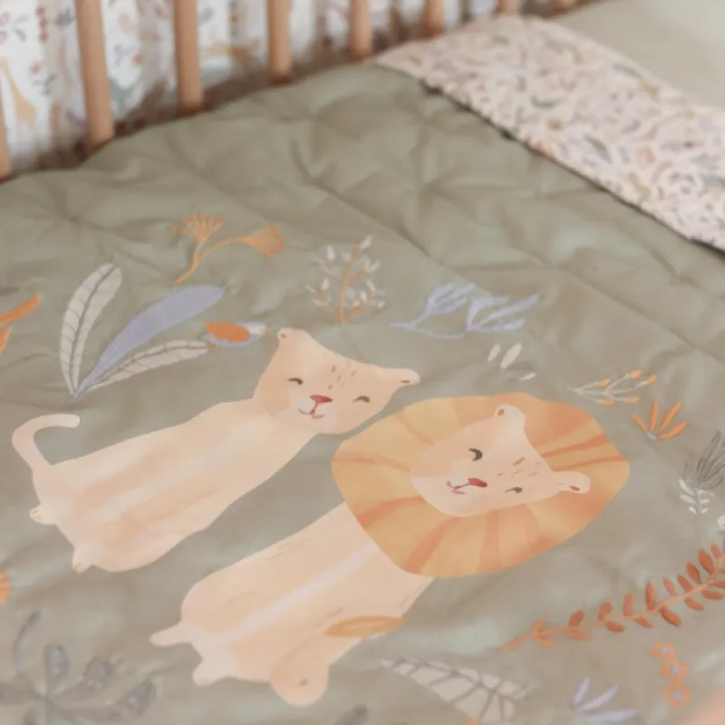 Little Dutch Deka 70x100 cm Green Safari Wonders