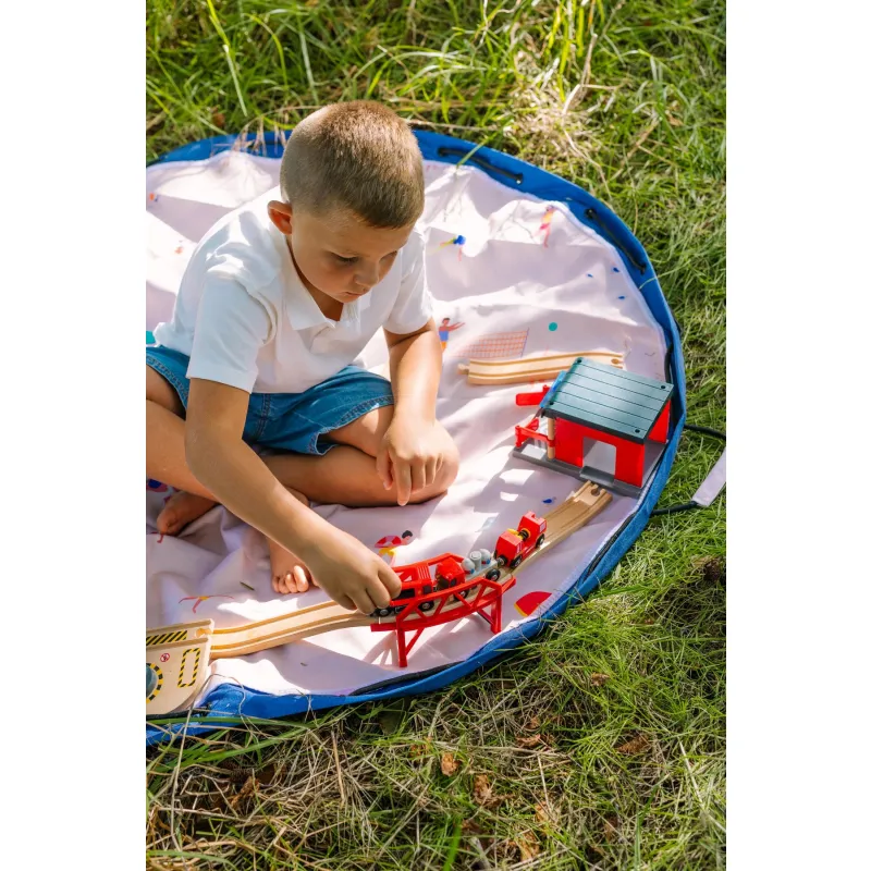 PLAY AND GO Noomad outdoor Hrací deka a Vak na hračky Beach