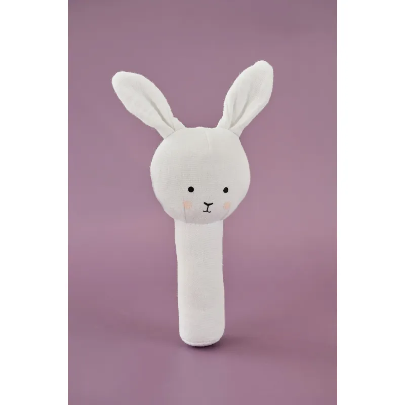 JABADABADO Dárková sada s mušelínovou dekou Bunny