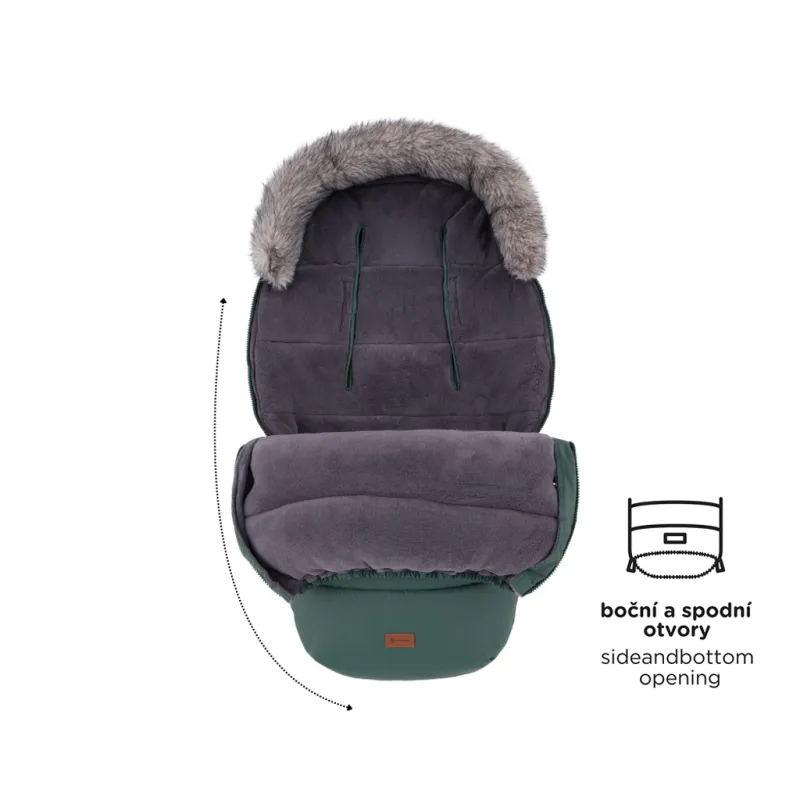 PETITE&MARS Set zimní fusak Comfy 4v1 + rukavice na kočárek Fjora Rich