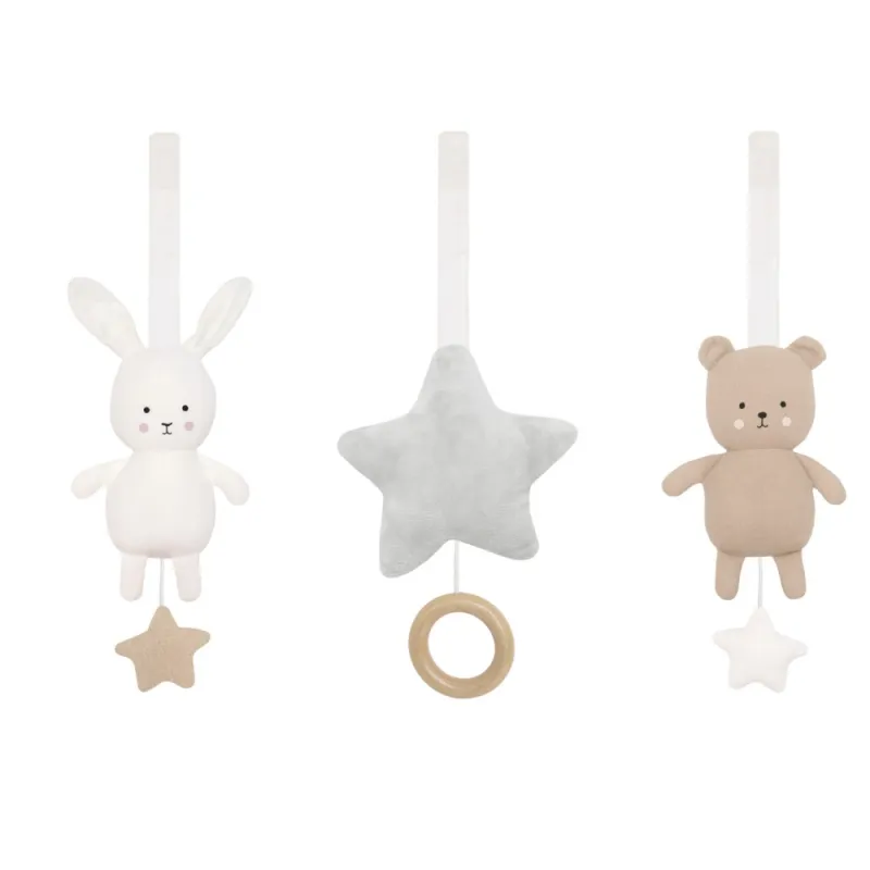 JABADABADO Hračky na hrazdičku Teddy&Bunny