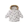 LEOKID Zimní bunda Tully Silver Cloud Cherries vel. 86