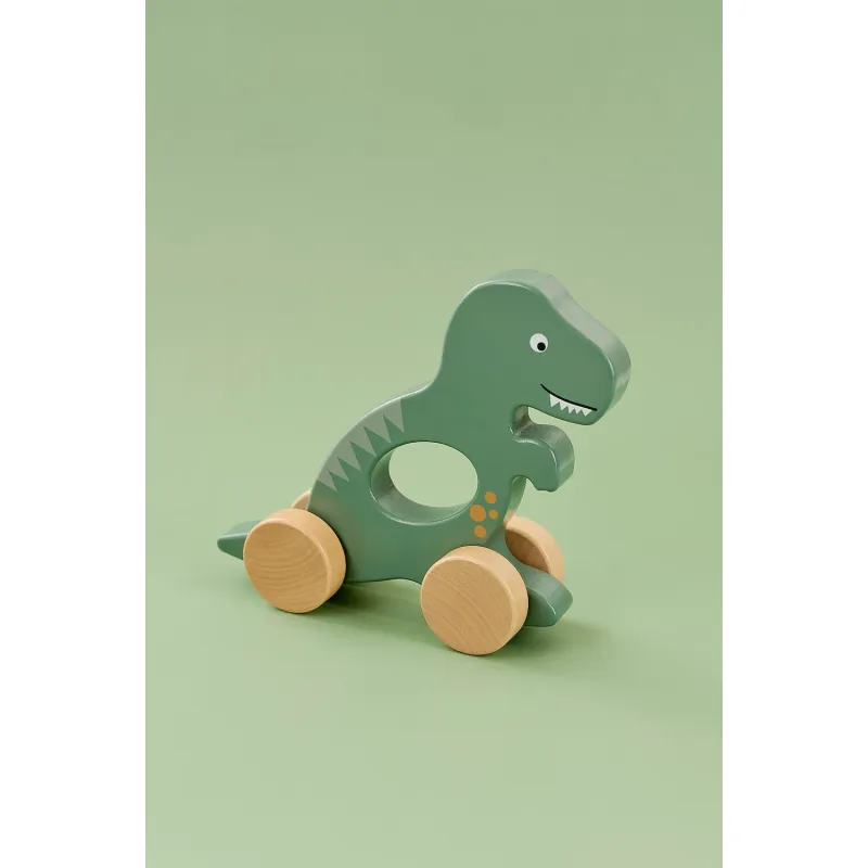 JABADABADO Dinosaurus na kolečkách zelený