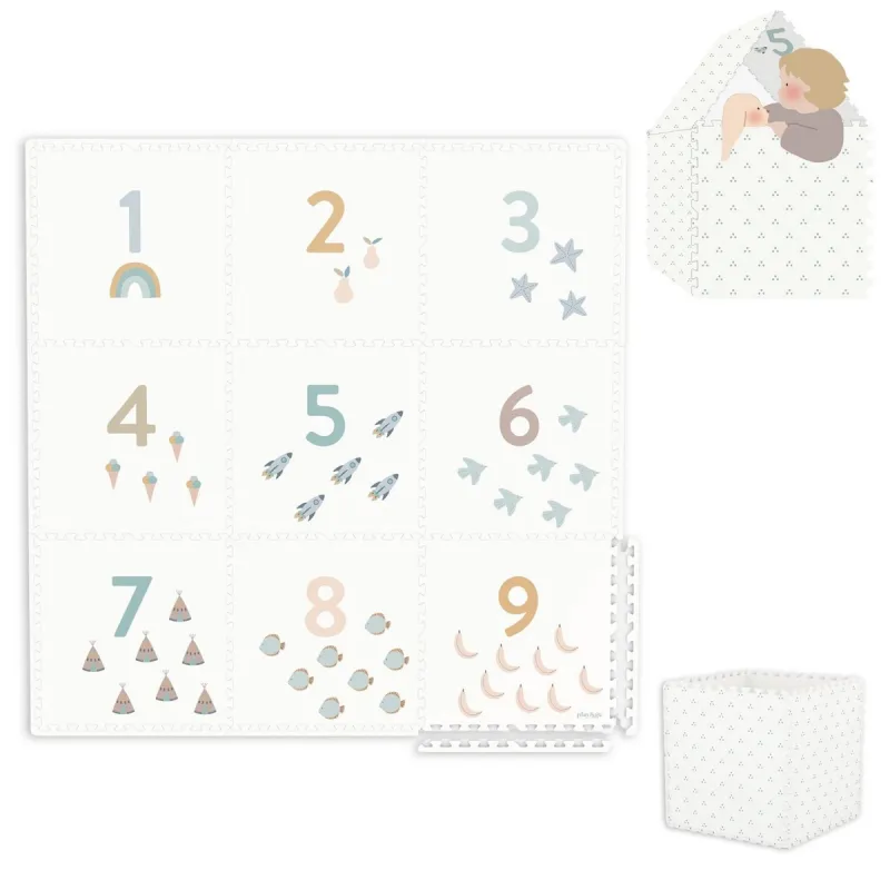 PLAY AND GO Tiloo EEVAA Podložka na hraní a domeček Numbers