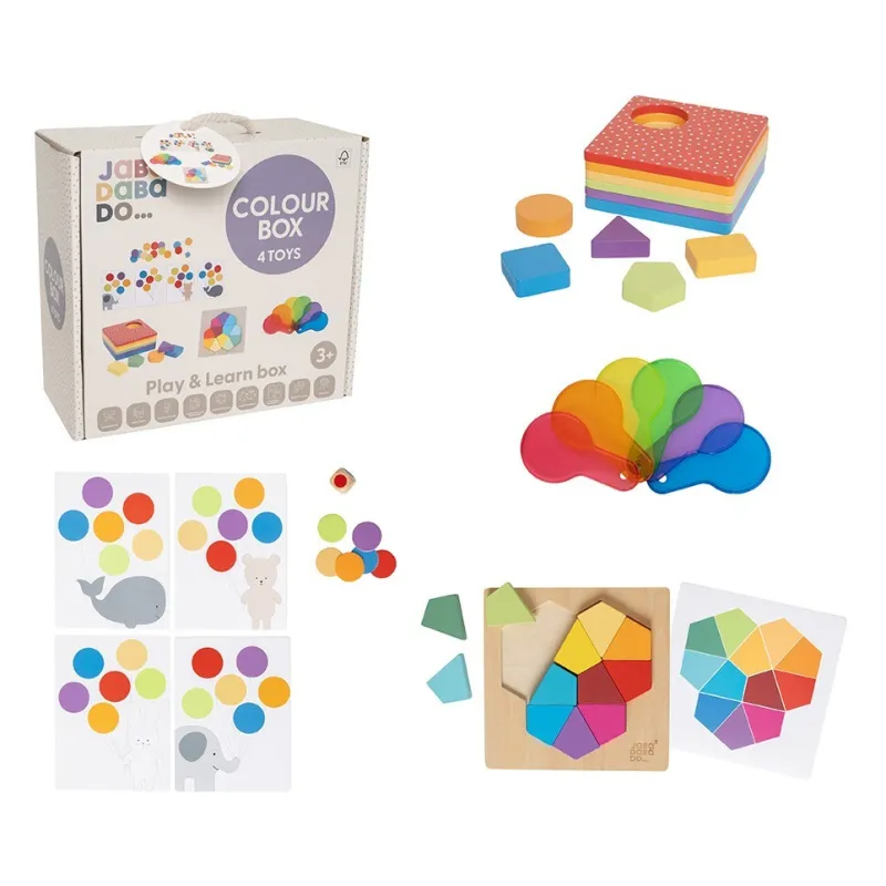 JABADABADO Play and Learn box Barvy