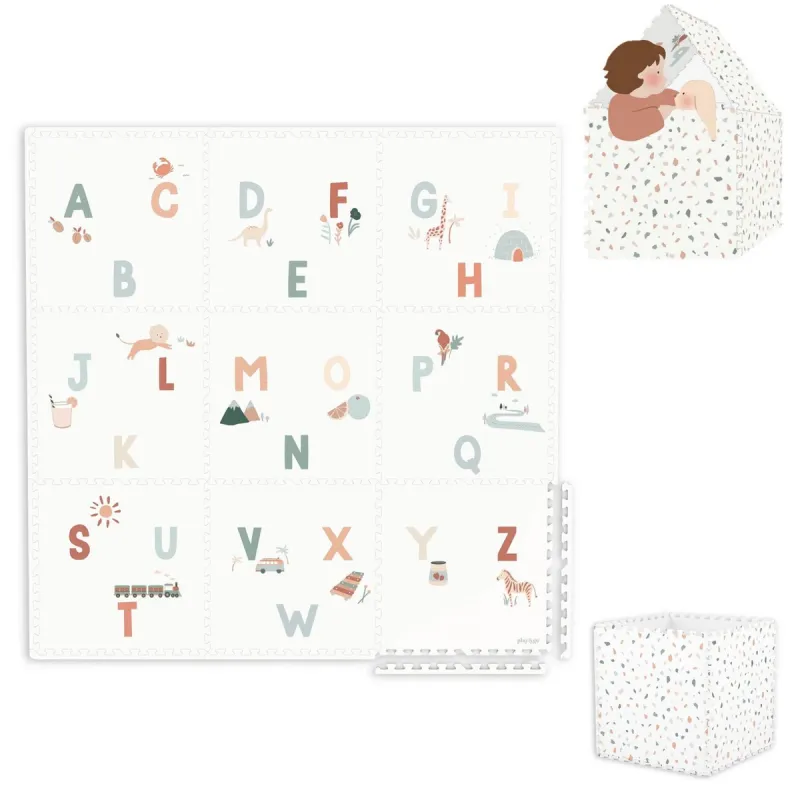 PLAY AND GO Tiloo EEVAA Podložka na hraní a domeček Alphabet
