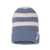 LODGER Čepice Stripe Merino Stone 0 - 3 měsíce