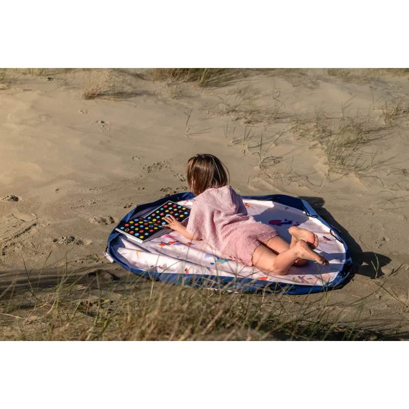 PLAY AND GO Noomad outdoor Hrací deka a Vak na hračky Beach