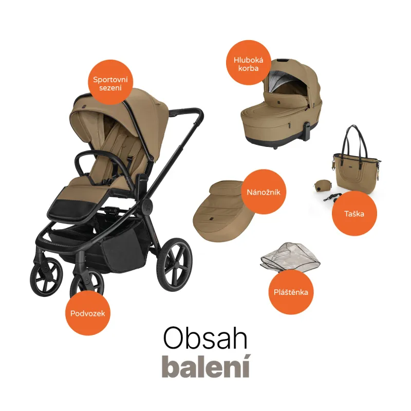 Zopa Kočárek Move Cross 5X + autosedačka Baby-Safe Core