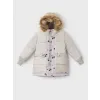 LEOKID Zimní bunda Tully Silver Cloud Cherries vel. 116